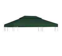 Festnight Toile de Toit Toit de Rechange pour Tonelle Pergola Gazebo Imperméable 3 x 4m 270g/m²