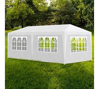 Festnight Tonnelle de jardin/Tente de Réception Chapiteau Blanc 3x4m
