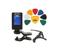 Festnight Trousse à Outils pour Guitare, Accordeur Médiators Capo Kit d'Accessoires de Guitare