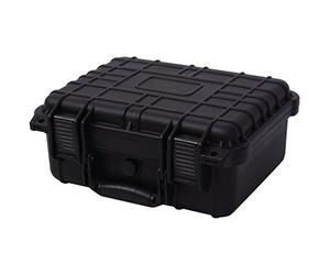 Festnight Valise à Outil Boîte de Protection pour Equipement 35x29,5x15cm Noir