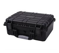 Festnight Valise à Outil Boîte de Protection pour Equipement 40,6 x 33 x 17,4cm Noir