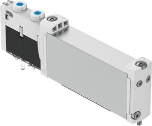 Festo 2x3/2 NO/NC Monostable Vanne Électrovanne Air Bride 490l/min - 573478