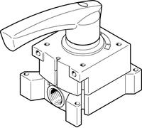 Festo 4/3 Soupape À Levier Épuisé G1/2 3200l/min - 3192067