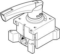 Festo 4/3 Soupape À Levier Manuel Épuisé G1/2 3200l/min - 3192076