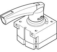 Festo 4/3 Soupape À Levier Manuel Épuisé G1/2 3800l/min - 3192077