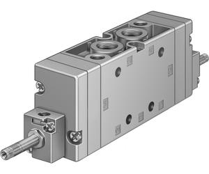 Festo 5/3 Air Électrovanne Échappée G3/8 2200l/min - 31318