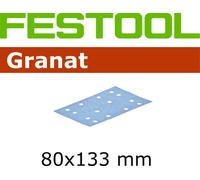 Festool 1 Pkg. Garnet 80x133 Bandes de Ponçage Scratch P40 - P320 pour P. Ex.