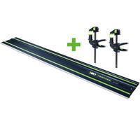 FESTOOL 100 ans de guide-chaîne FS 1400/2 BL + serre-joint à une main FS-EZ 150/2 - 578246_B