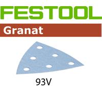 Festool 1Pkg. Garnet V93 Feuilles Abrasives Scratch 6 Trou P40-P400 pour Par Ro