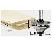 Festool 490643 Fraise à profiler Dimension produit, Ø 46 mm Longueur de travail 20 mm Diamètre de tige 8 mm
