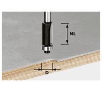 Festool 491027 Fraise à rainer Longueur 65 mm Dimension produit, Ø 12.70 mm Longueur de travail 25 mm Diamètre de tige 8 mm