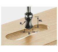 Festool Fraise HW S8 R16/NL32 – pour poignée moulurée – queue 8 mm – 491033