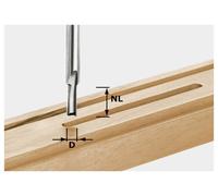 Festool 491647 Fraise à rainurer Longueur 60 mm Dimension produit, Ø 8 mm Longueur de travail 30 mm Diamètre de tige 8 mm