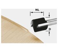 Festool 491666 Fraise à rainer Longueur 46 mm Dimension produit, Ø 19 mm Longueur de travail 16 mm Diamètre de tige 8 mm