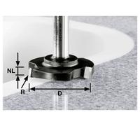 Festool Fraise 492701 Ø 52 mm Longueur de travail 7,30 mm Diamètre de tige 12 mm