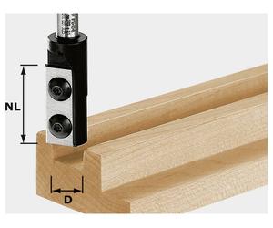 Festool 492716 Wendeplatte Longueur 70 mm Dimension produit, Ø 16 mm Longueur de travail 30 mm Diamètre de tige 8 mm