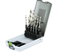 Festool 495128 HSS D3-10 CE/10 Set de forets 3 mm, 3.5 mm, 4 mm, 4.5 mm, 5 mm, 5.5 mm, 6 mm, 6.5 mm, 8 mm, 10 mm