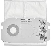 Sac filtre SelfClean SC FIS-CT MIDI/5 FESTOOL - 5 sacs - 498411- Pour CTL MIDI avant 2019