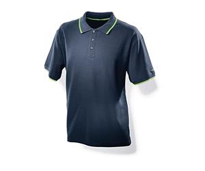 Festool 498454, Polo pour Homme Bleu Foncé
