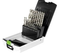 Festool 498981 HSS D 1-10 Sort/19 Set de forets 1 mm, 1.5 mm, 2 mm, 2.5 mm, 3 mm, 3.5 mm, 4 mm, 4.5 mm, 5 mm, 5.5 mm, 6 mm, 6.5