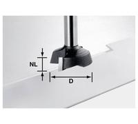 Festool Fraise à surfacer S8 HW OFK 500368 – Ø 28 mm, Long. 40 mm, Long. de travail 7 mm, Tige 8 mm