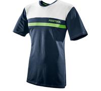 Festool T-shirt hommes FASH-FT1 57730 tendance Taille S bleu foncé, vert, blanc