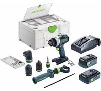 Festool 577622 Perceuse À Percussion Sans Fil (1x 4,0Ah & 1x 5,0Ah) En Systainer - 75Nm