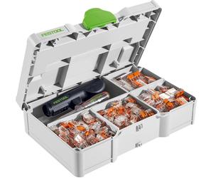 Festool 578118 SYS3 S 76-WAGO-Set Assortiment de bornes pour boîte de dérivation flexible: 0.14-4 mm² rigide: 0.14-4 mm² 1 pc(s)