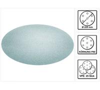 Festool abrasifs en filetSTF D225 P80 Granat Net/25 225 mm / 25 pces( 203312 )