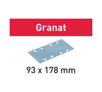 Festool Abrasifs STF 93X178 P100 GR/100 Granat Quantité:100