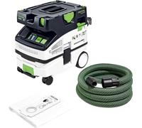 Festool Aspirateur CLEANTEC CTL Mini I - Compact et Mobile | Aspiration mobile professionnelle avec commande tactile, technologie Bluetooth et châssis robuste 4 roues