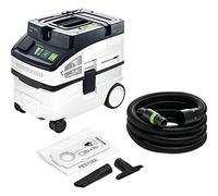 Festool Aspirateur CT 15 E CLEANTEC - Compact et Mobile | Aspiration mobile avec commande tactile, 5 niveaux de puissance, accessoires inclus, idéal pour chantier et atelier