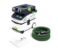 Festool Aspirateur Mobile CTL MIDI CLEANTEC n° 574832 1200 W 230 V Noir/Vert