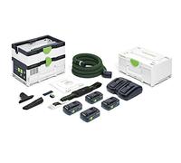 Festool Aspirateur sans fil CTLC SYS HPC 4,0 I-Plus CLEANTEC 18V 2x4Ah - 576944