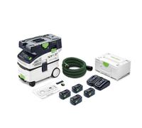 Aspirateur sans fil 36V (2x18V) CTLC MIDI I-Plus CLEANTEC - FESTOOL - avec 4 batteries 18V 5.0Ah + accessoires - 577671