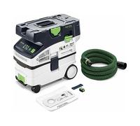 Festool, Éclairages pour atelier, Aspirateur sans fil CLEANTEC CTMC MIDI I-Basic 577067 Aspirateur 36V Bluetooth