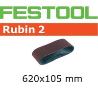 Festool bande abrasive L620X105-P100 RU2 Rubin 2 10 pces