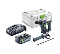 Festool BHC 18-Basic Marteau perforateur sans fil 18 V 1,8 J SDS Plus Brushless + 1x batterie 8,0 Ah + chargeur rapide + Systainer