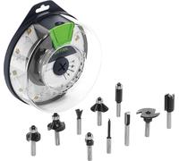 Festool Boîte de fraises Box-OF HW S8 Mix - Pour défonceuses, rainures & profilage bois