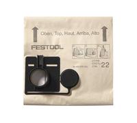 Festool Sacs filtre CT22 – Lot de 5 (452970)