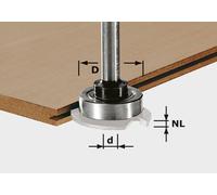 Festool Broche de fraisage S8 1,5-5 KL28 pour le défonçage et le fraisage de chants 499804