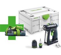 Festool C 18-Basic-4,0 Perceuse-visseuse sans fil 18 V 45 Nm Brushless ( 577050 ) + 1x batterie 4,0 Ah + Systainer - sans chargeur