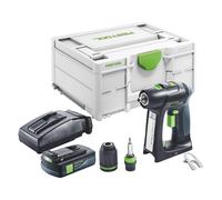 Festool C 18-Basic Perceuse-visseuse sans fil 18 V 45 Nm Brushless + 1x batterie 3,0 Ah + chargeur + Systainer