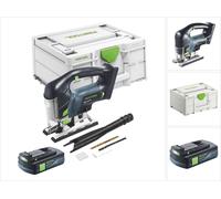 Festool CARVEX PSBC 420-Basic Scie sauteuse pendulaire sans fil 18 V 120 mm Brushless + 1x batterie 3,0 Ah + Systainer - sans chargeur