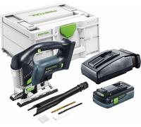Festool CARVEX PSBC 420 HPC4,0 EBI-Plus 18V Li-Ion Scie Sauteuse Sans Fil (1x 4,0Ah) Dans Systainer - 120 Mm - Sans Charbon