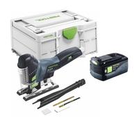 Festool CARVEX PSC 420-Basic Scie sauteuse pendulaire sans fil 18 V 120 mm Brushless + 1x batterie 5,0 Ah + Systainer - sans
