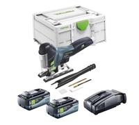 Festool CARVEX PSC 420 EB-Basic Scie sauteuse pendulaire sans fil 18 V 120 mm Brushless + 2x batterie 8,0 Ah + chargeur rapide + Systainer