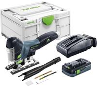 Festool CARVEX PSC 420 HPC4,0 EBI-Plus 18V Li-Ion Scie Sauteuse Sans Fil (1x 4,0Ah) Dans Systainer - 120 Mm - Sans Charbon
