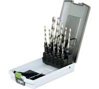 Festool Set de forets HSS 495128 D3-10 CE/10 - 3,3.5,4,4.5,5,5.5,6,6.5,8,10 mm