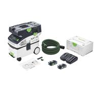 Festool CTLC MIDI Aspirateur sans fil 36 V ( 2x 18 V ) classe de poussière L + 2x batterie 4,0 Ah + chargeur + Systainer